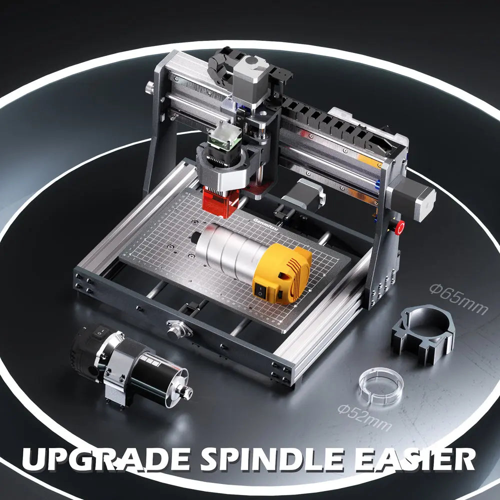 3020-PRO Ultra Desktop CNC Router, 710W Spindle for Metal Carving 3020-PRO Ultra Desktop CNC Router, 710W Spindle for Metal Carving