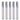 4BNC05, 1/4" Shank, 4-Flute Ball Nose, 2” Overall Length, End Mills CNC Carbide Steel Router Bits, 5pcs