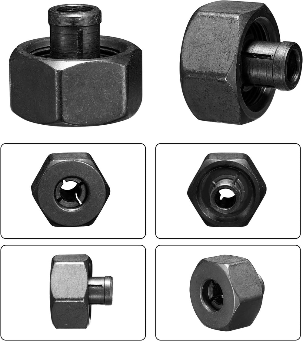 4 Router Collet 4Pcs Router Collet Kit, 1/8