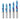 OC05B, 1/4" Shank, Carbide Spiral O Flute Up & Down Cut Compression End Mill CNC Router Bits, 5Pcs