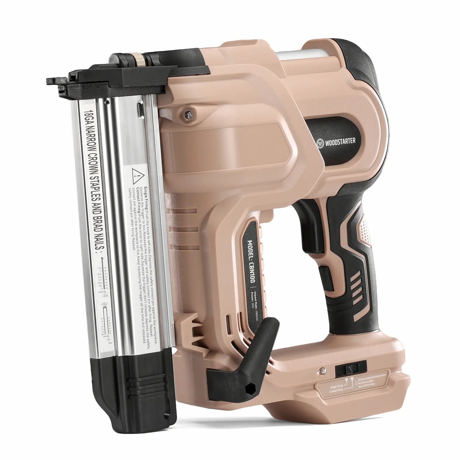 Cordless 2-in-1 Brad Nailer